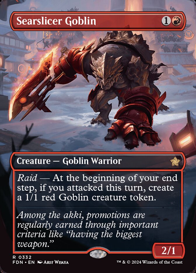 Searslicer Goblin (0332) (Borderless)